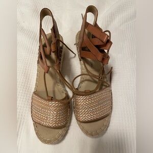 Rockport Marah Espadrille Wedge Sandals Slingback Women